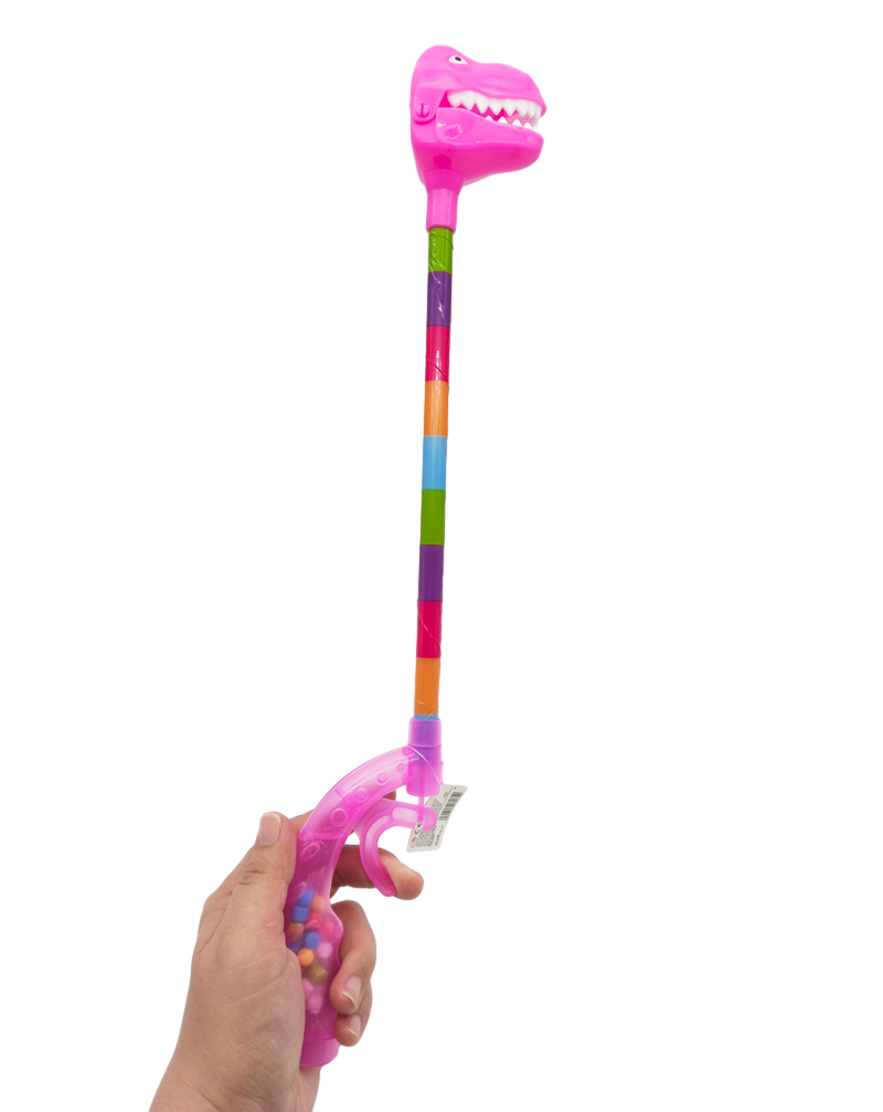 candy toy with dino grabber
